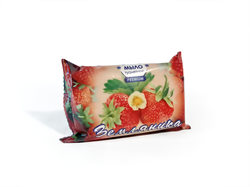 Мыло туалетное "Земляника", 90гр, в/ пп об., 72 шт. в кор. (ММЗ)